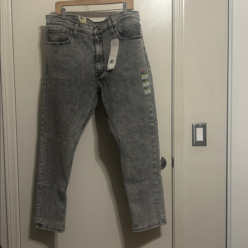NWT - Levi's Men's Charcoal 512 Slim Taper Jeans